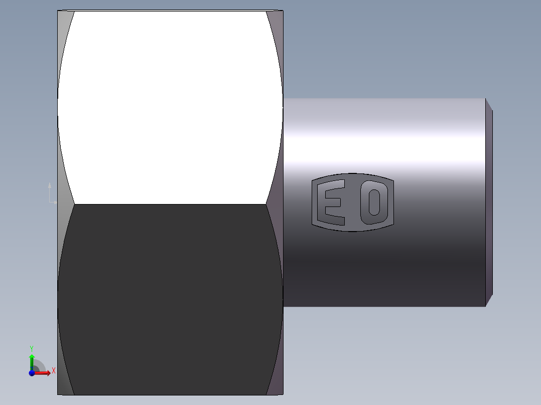 90度焊接接头、SKA25X3-前视图