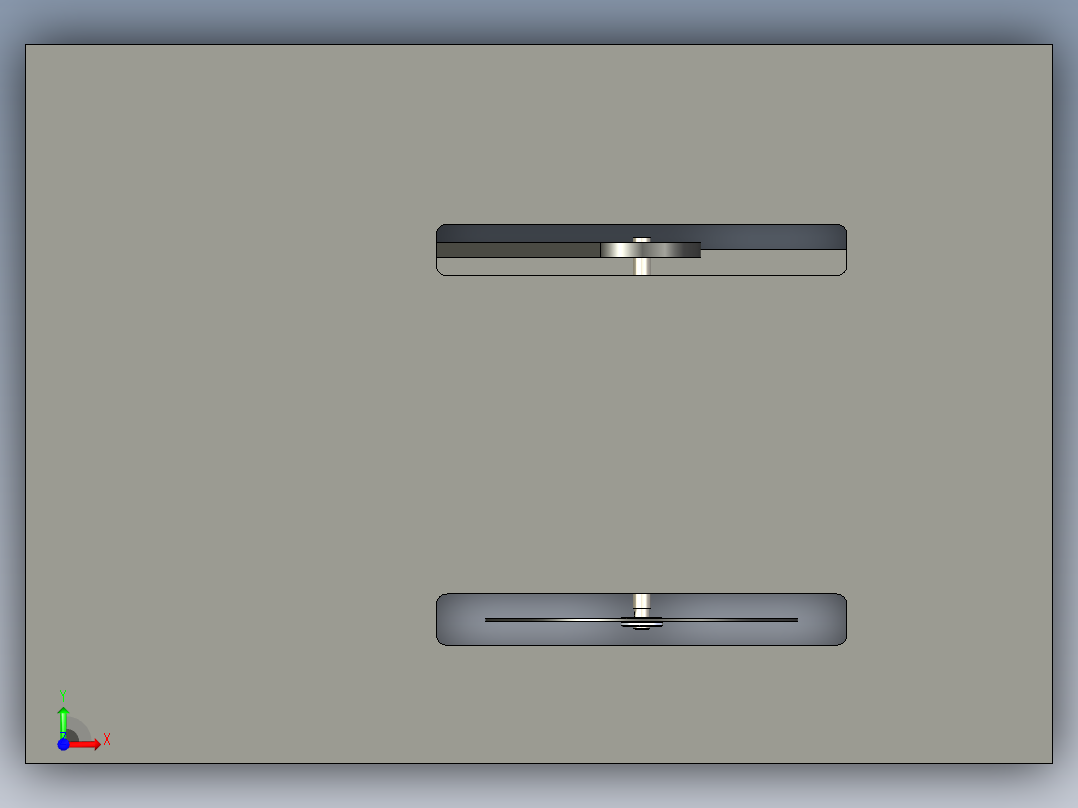 固定式平面切割机三维设计前视图