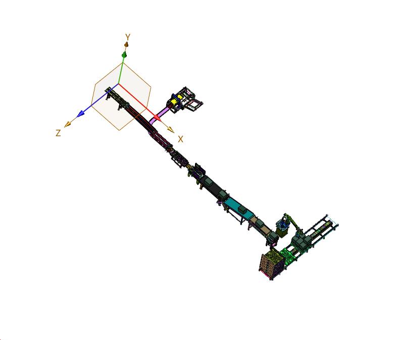 商品包装箱全自动封箱流水线