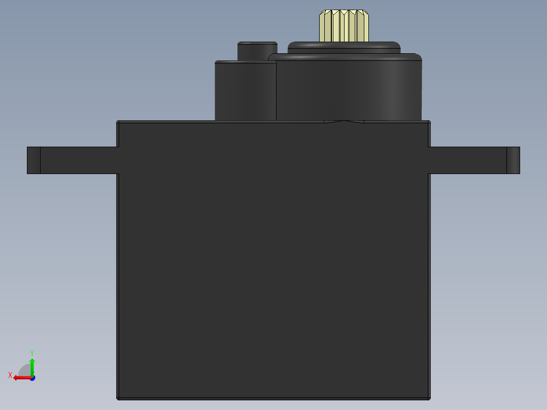 7452 MG-D伺服电机舵机后视图