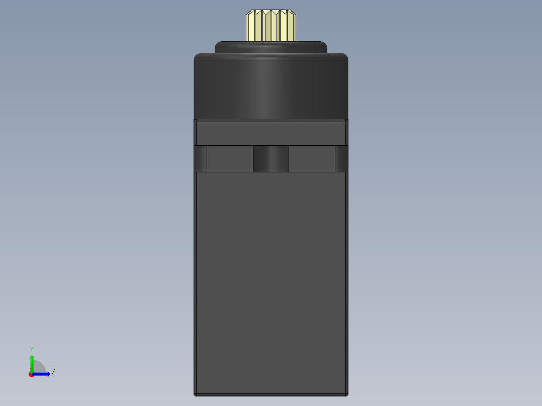 7452 MG-D伺服电机舵机左视图