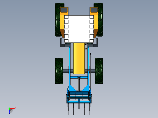 农业机械、播种机(90)俯视缩略图