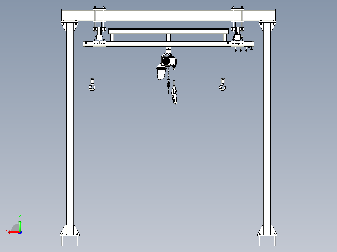 KBK吊装500kg后视图