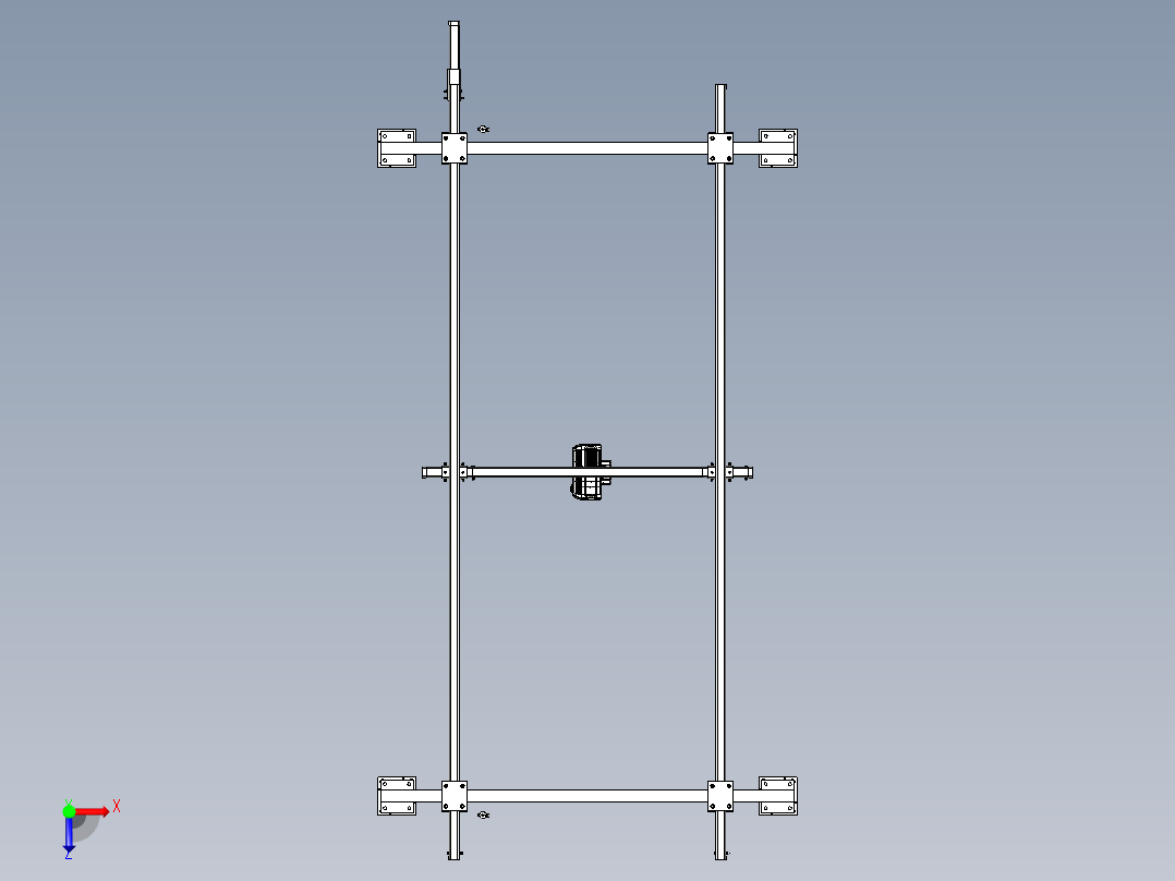 KBK吊装500kg俯视图