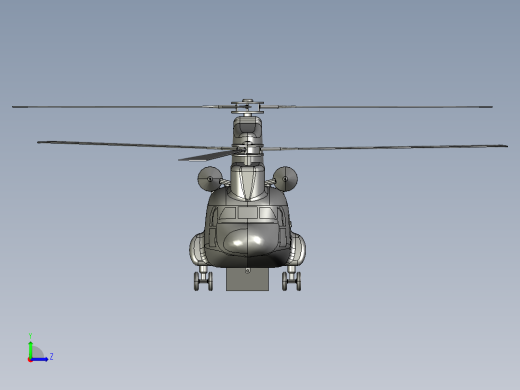 奇努克步兵运输机左视缩略图