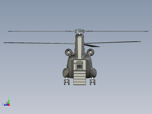 奇努克步兵运输机右视缩略图