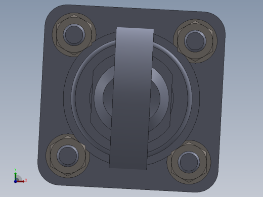 横拉杆液压缸（前后眼）49.83x31.74x98 mm前视缩略图