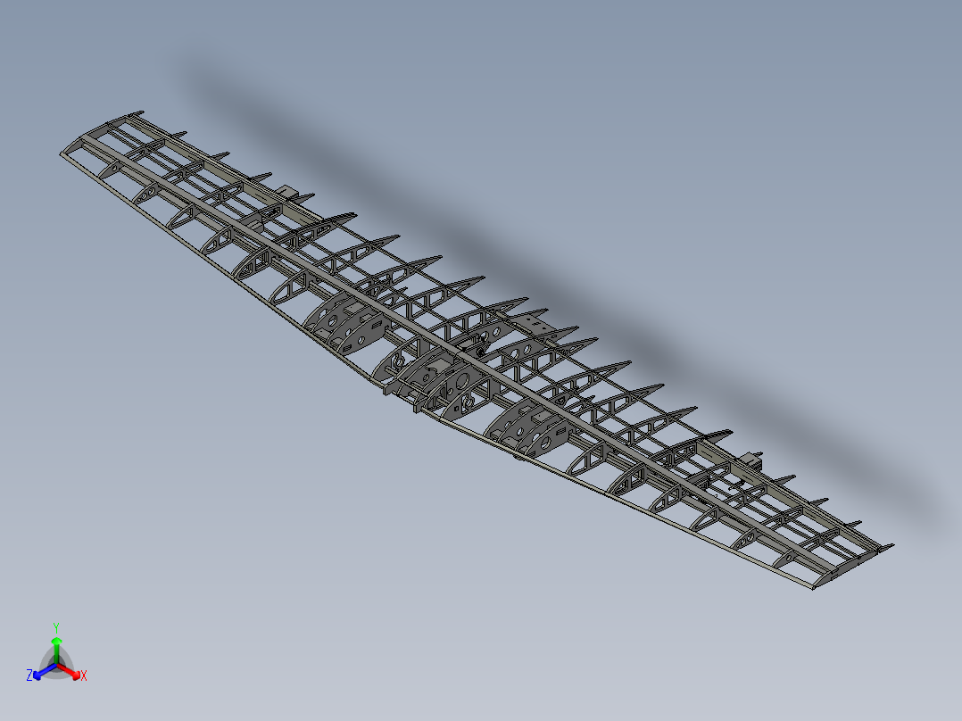 B2004170-YAK 50 - WS 1444毫米翼主视图