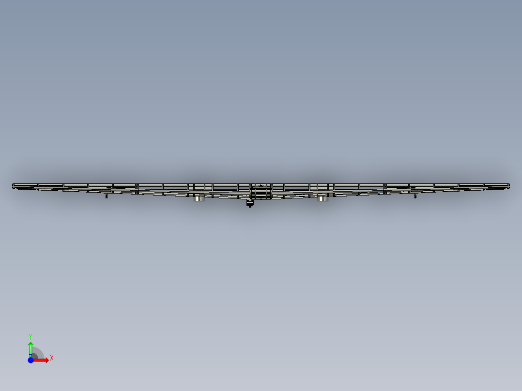 B2004170-YAK 50 - WS 1444毫米翼前视图