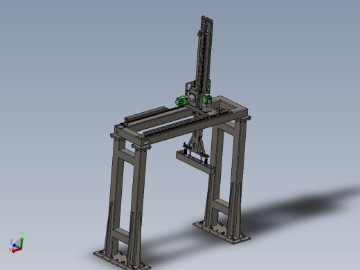 基于齿轮齿条的桁架机械手组件