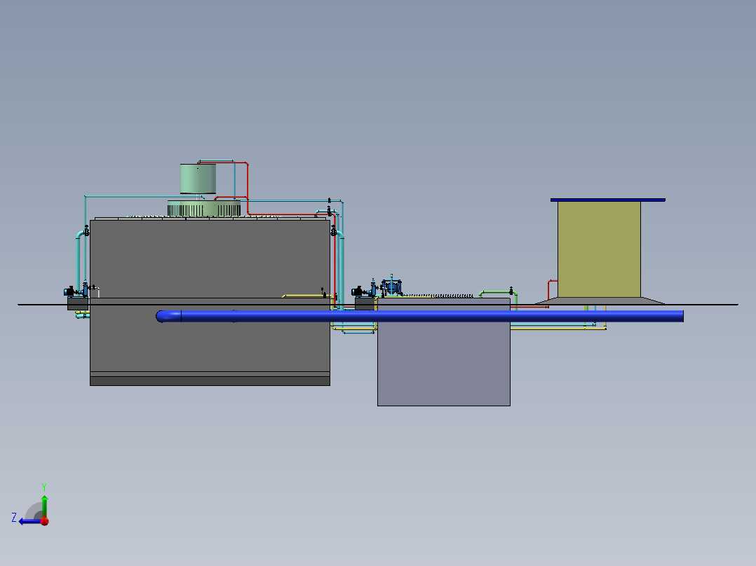 陶瓷生产污水处理文件右视图