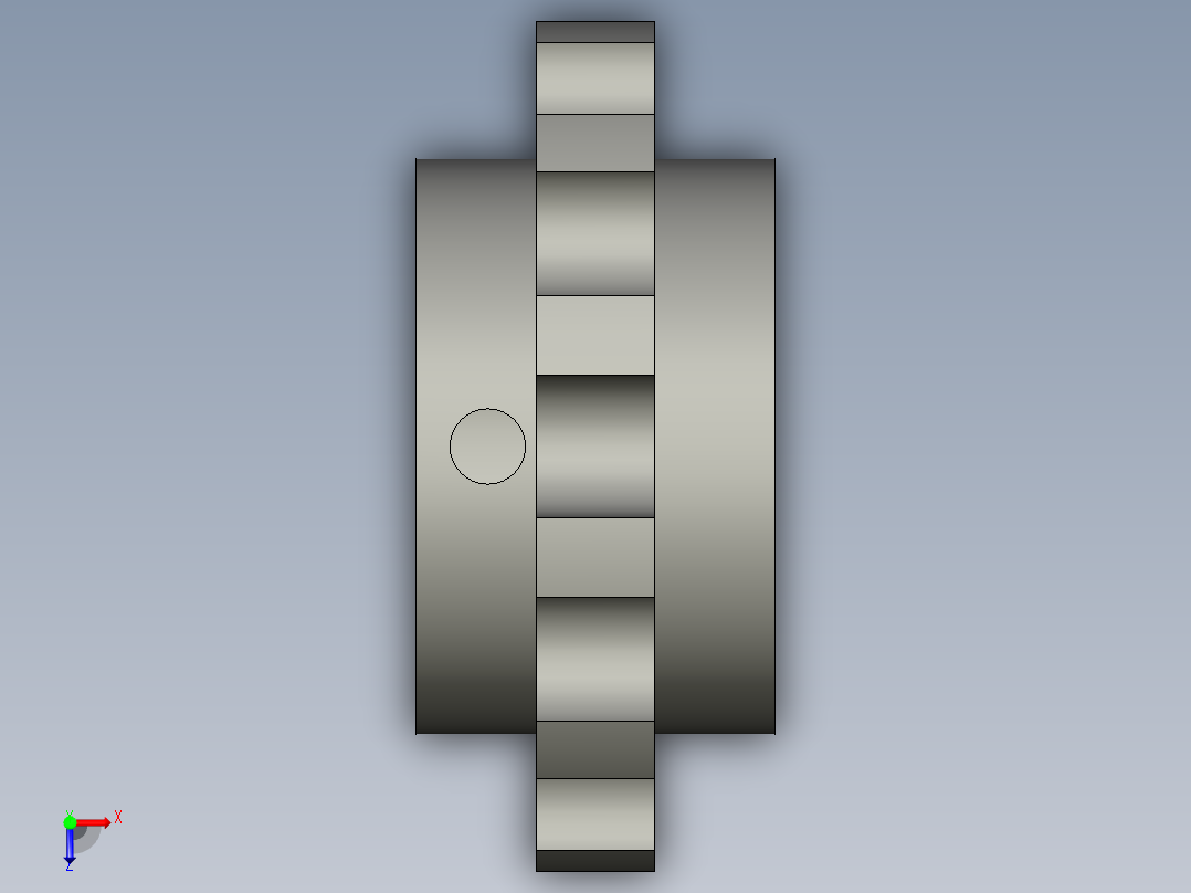 LXYC-BOSS1270-T12-链轮-上海晟况机械俯视图