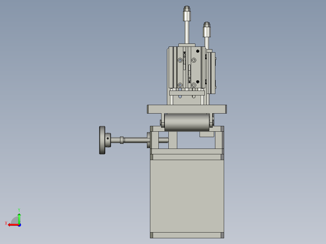 入料导向装配体1后视图