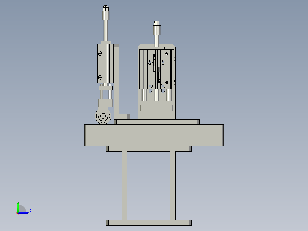 入料导向装配体1左视图