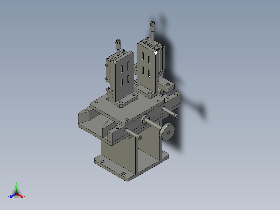 入料导向装配体1正等轴测图