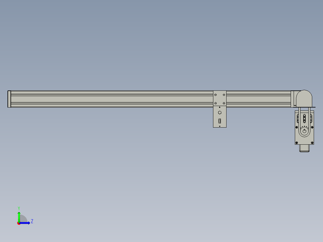 治具传动带GSLDSM左视图