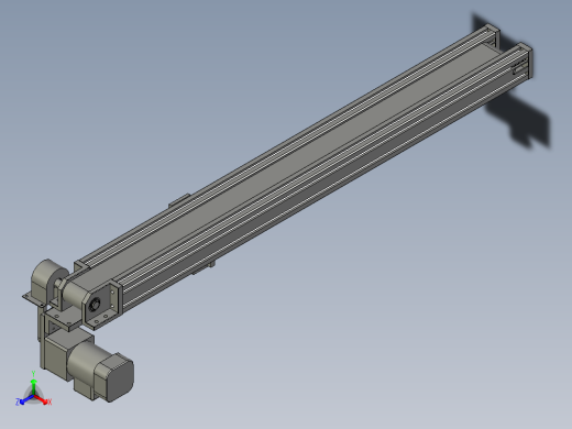 治具传动带GSLDSM正等轴测缩略图