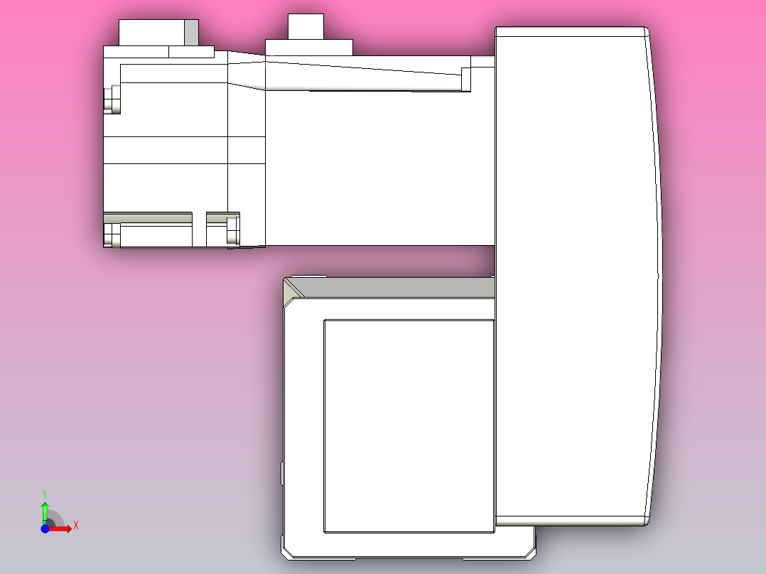 皮带直线轴双滑块型TPA-GCBS-50-P42-L300-RU-M10-N3前视图