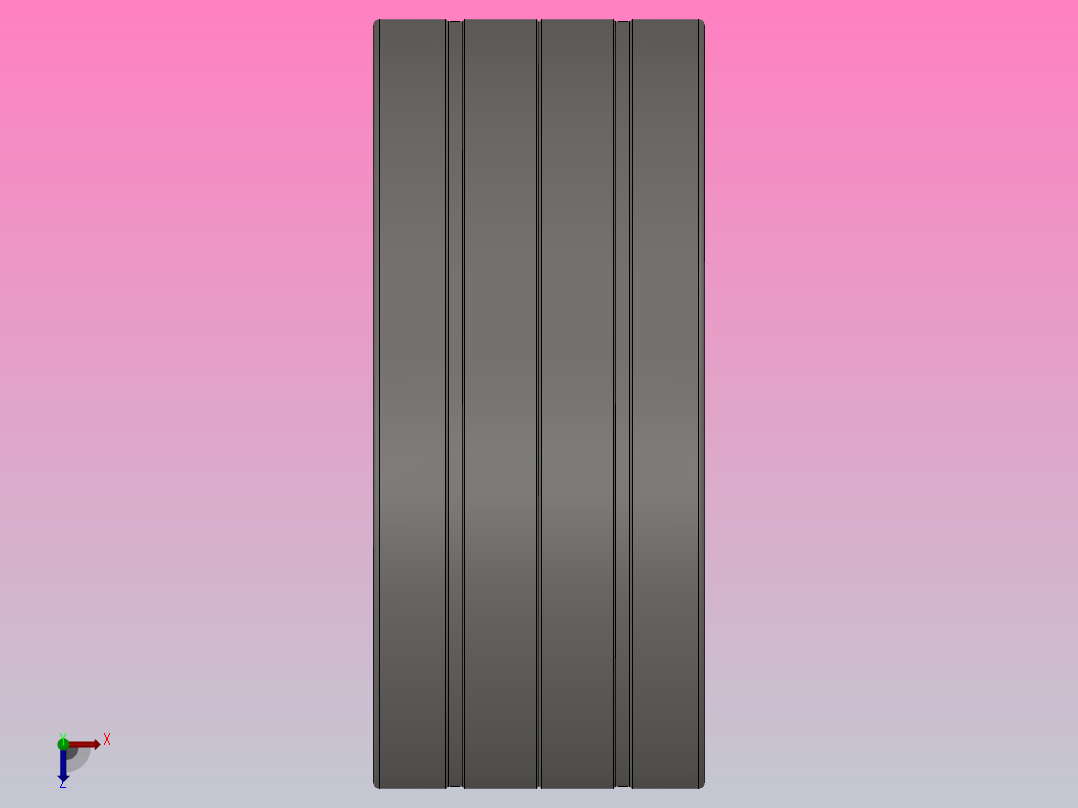 单内圈四列圆柱滚子轴承FC型_FC 5678220前视图