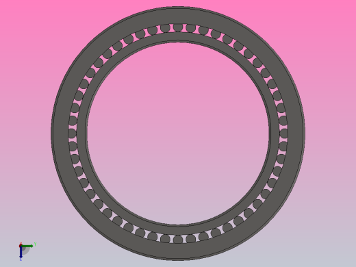 单内圈四列圆柱滚子轴承FC型_FC 5678220左视缩略图