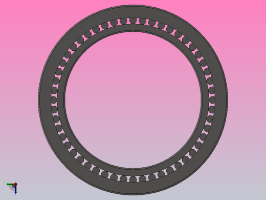 单内圈四列圆柱滚子轴承FC型_FC 5678220右视缩略图