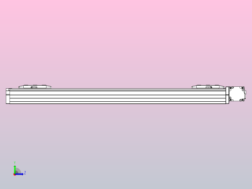 皮带直线轴双滑块型TPA-GCBS-80-P60-L275-DR-M20-N3左视缩略图