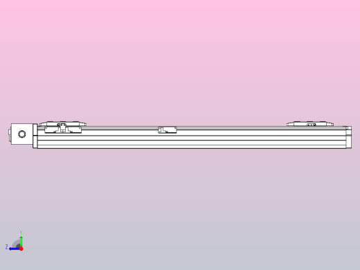 皮带直线轴双滑块型TPA-GCBS-80-P60-L275-DR-M20-N3右视缩略图