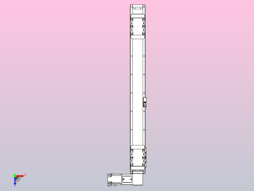 皮带直线轴双滑块型TPA-GCBS-80-P60-L275-DR-M20-N3俯视缩略图