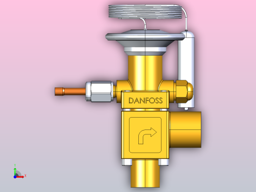 TE55恒温膨胀阀制冷应用前视缩略图