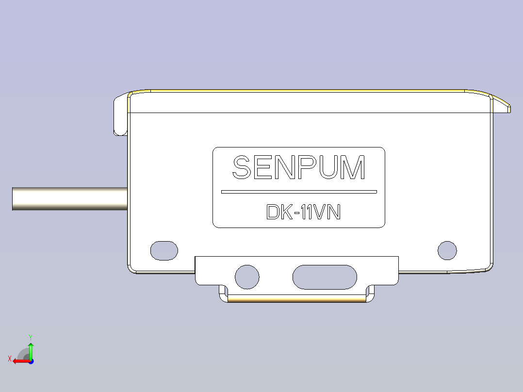 深浦接近传感器 DK-11VN后视图