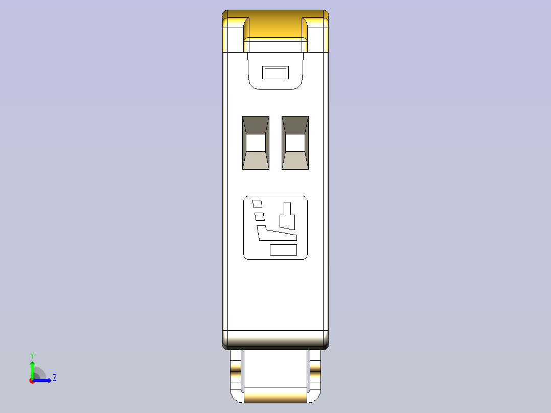 深浦接近传感器 DK-11VN左视图