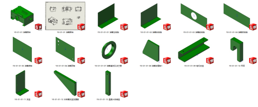 液压油箱设计（SW+CAD）缩略图