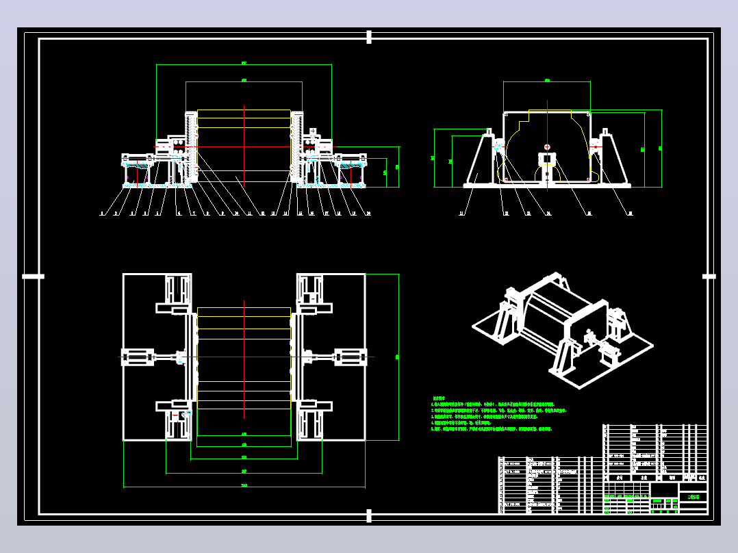 箱体检测装置CAD