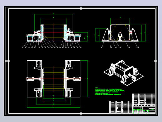 箱体检测装置CAD
