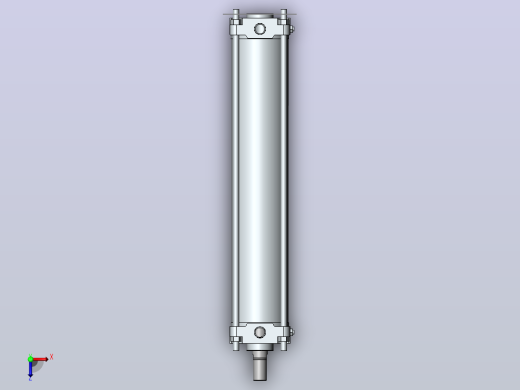 气缸CA2YB100-500俯视缩略图
