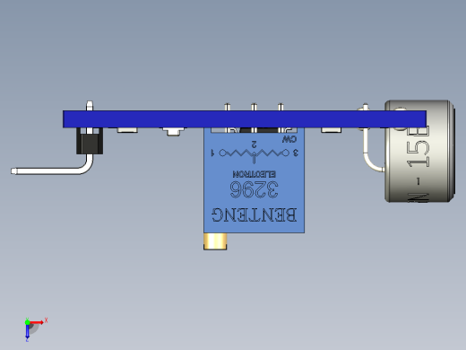 KY-037 Arduino用麦克风传感器模块俯视缩略图
