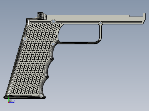弹簧驱动的Airsoft SMG玩具枪左视缩略图