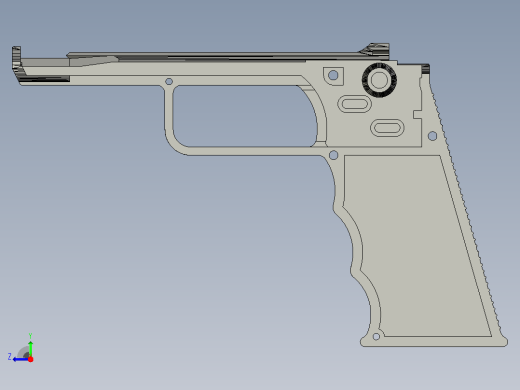 弹簧驱动的Airsoft SMG玩具枪右视缩略图