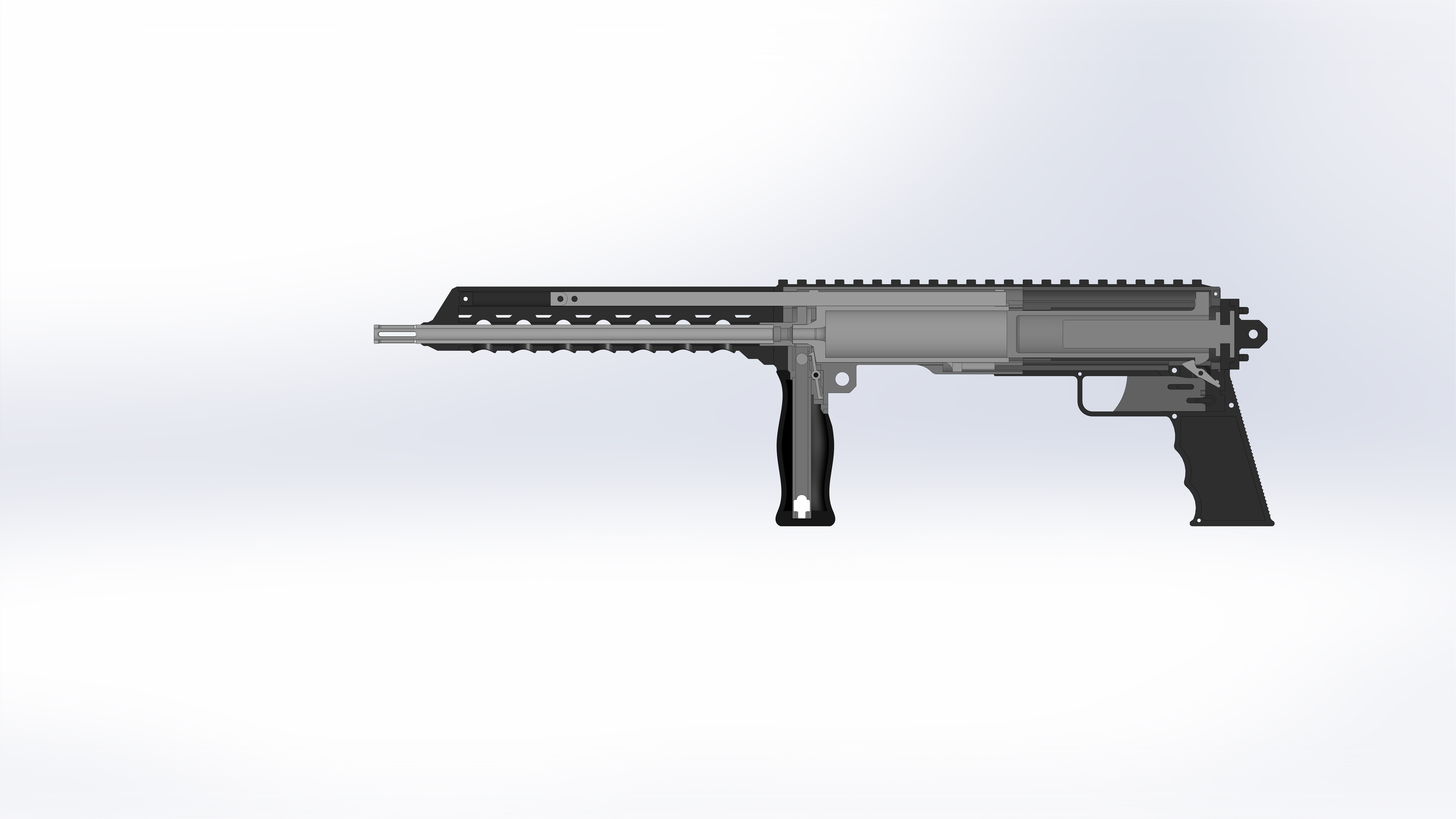 弹簧驱动的Airsoft SMG玩具枪
