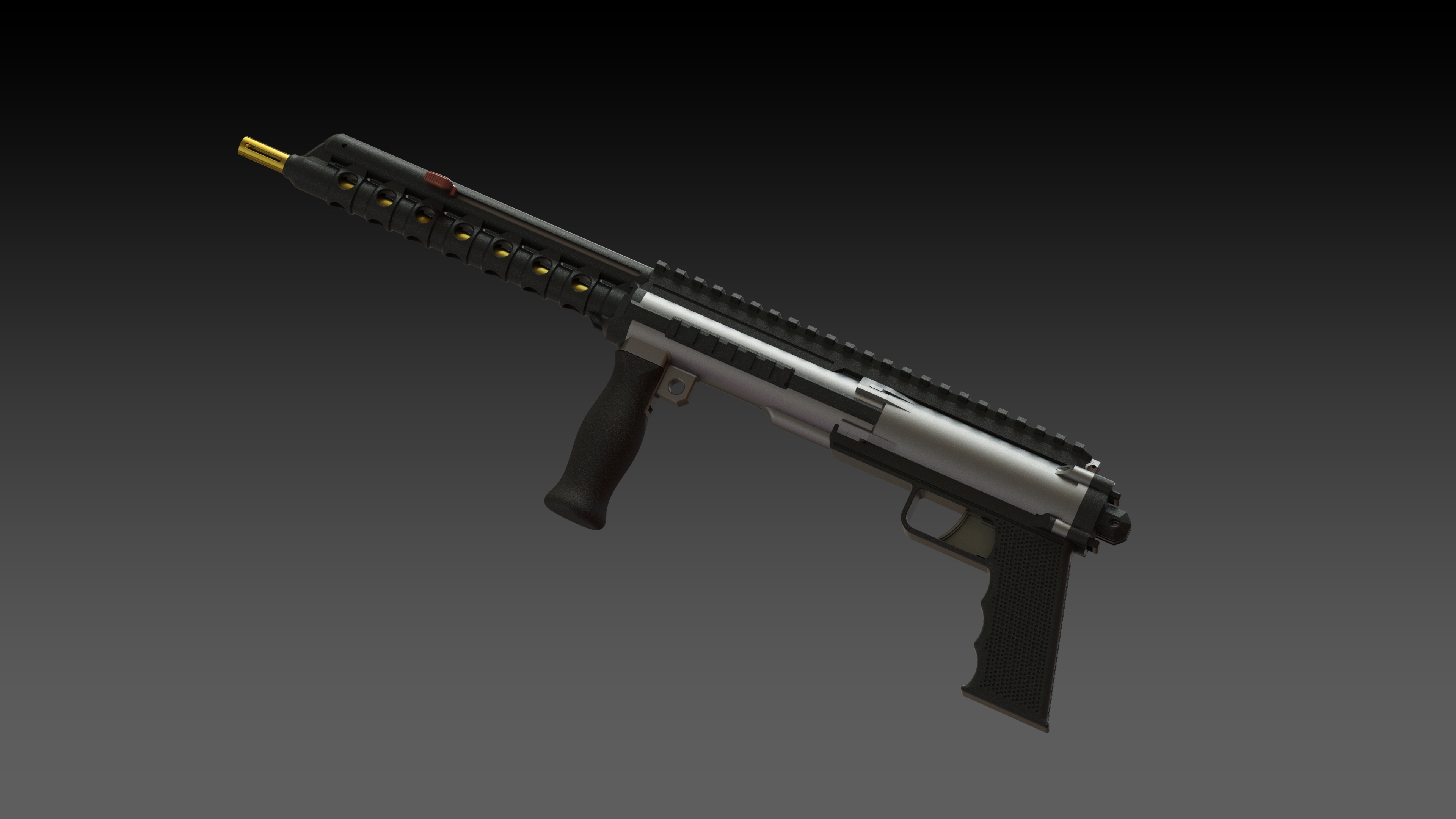 弹簧驱动的Airsoft SMG玩具枪