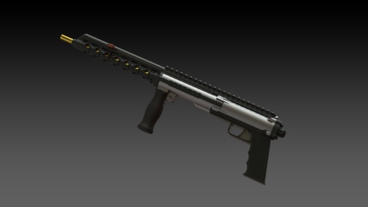 弹簧驱动的Airsoft SMG玩具枪缩略图