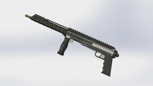 弹簧驱动的Airsoft SMG玩具枪缩略图