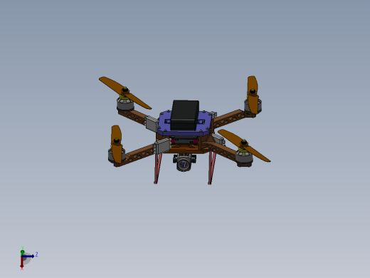 Solidworks中的无人机设计