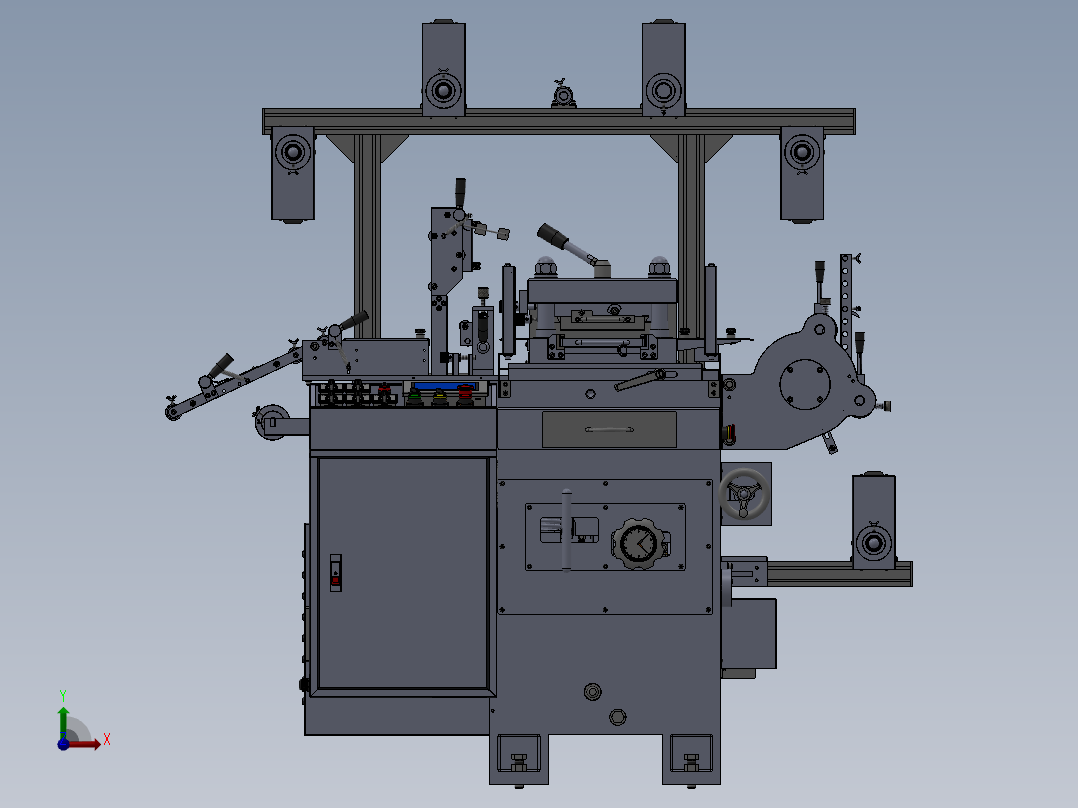 WA220G模切机(单座)前视图