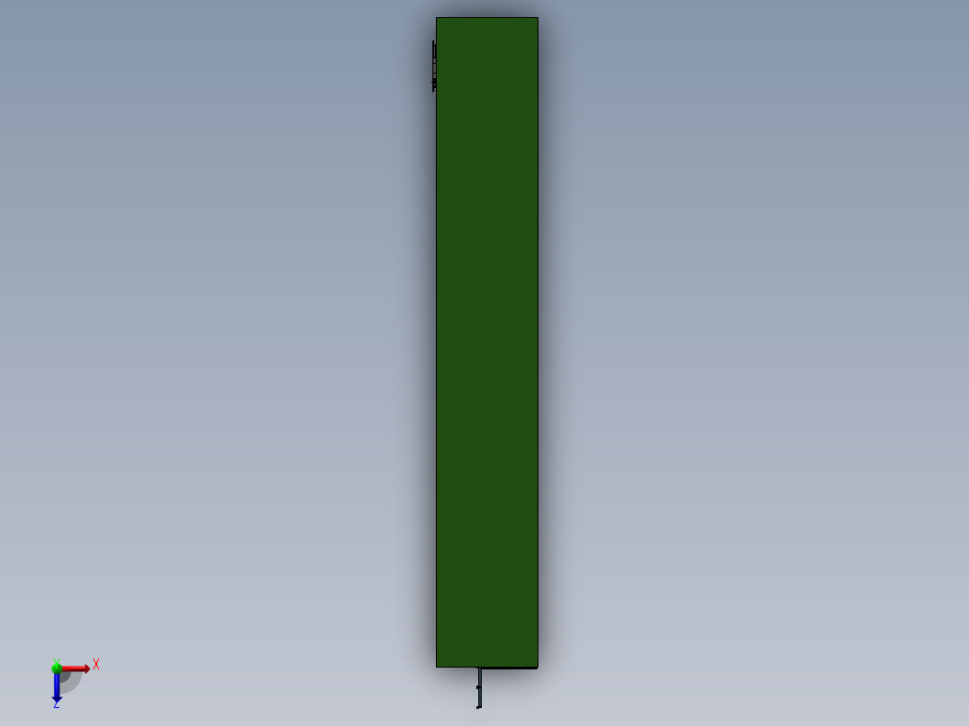 玻璃淋浴门码垛机俯视图