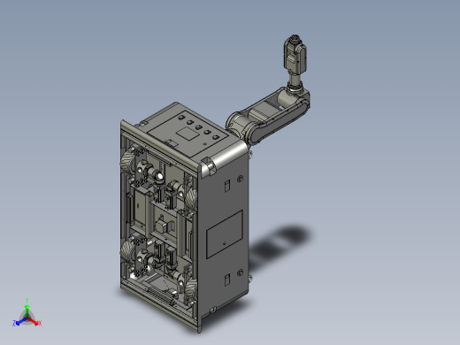 AGV小车机器人 自动导引运输AGV3D图纸 solideworks设计