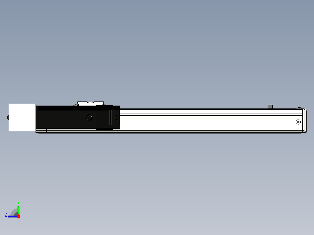 Toyo东佑达直线模组-ECH5-300-BL+煞車右视图