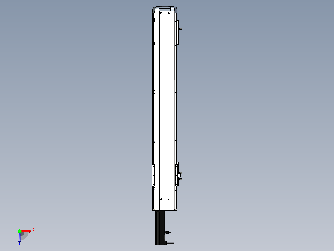 Toyo东佑达直线模组-ETH10-600-BC-100W+煞車俯视图