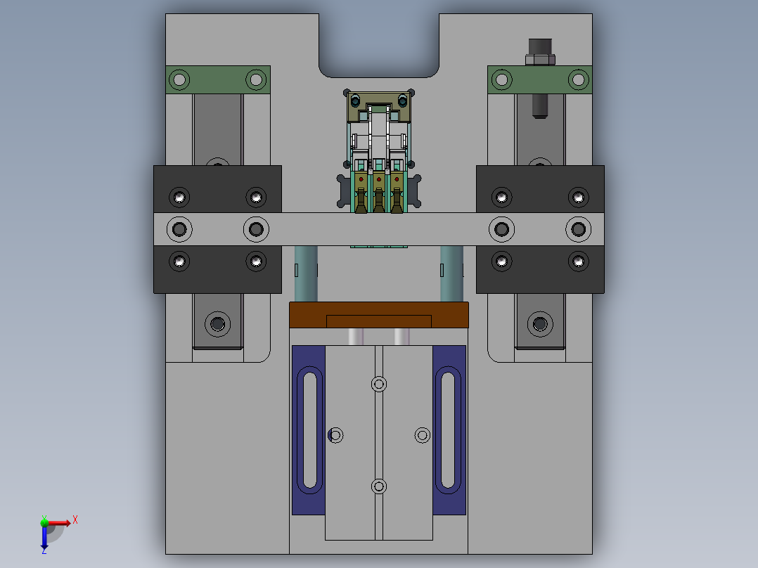 CS2装弹片夹具2013.08.07俯视图