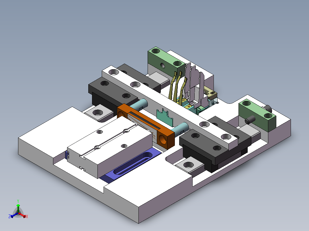 CS2装弹片夹具2013.08.07正等轴测图